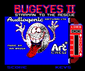 Bug Eyes 2 - Starman to the Rescue (19xx)(Audiogenic)[BUGII] screen shot title